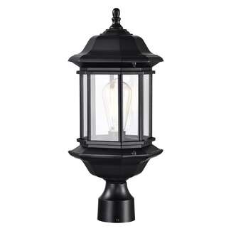 18.5" - 1 Light - 100W Max Matte Black Finish Clear Glass Nuvo Lighting