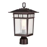 16" - 1 Light - 100W Max Rustic Bronze Finish Clear Seed Glass Nuvo Lighting
