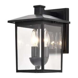 11" - 3 Light - 100W Max Matte Black Finish Clear Glass Nuvo Lighting