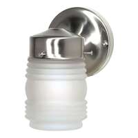 9" - 1 Light - 60W Max Brushed Nickel Finish Frosted Glass Nuvo Lighting