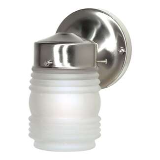 9" - 1 Light - 60W Max Brushed Nickel Finish Frosted Glass Nuvo Lighting