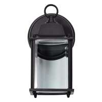 9" - LED - 3000K 8 Watt - 620 Lumens Black Finish Clear Bevel Glass Nuvo Lighting