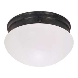 9.5&quot; - 2 Light - 60W Max Mahogany Bronze Finish Frosted Glass Nuvo Lighting
