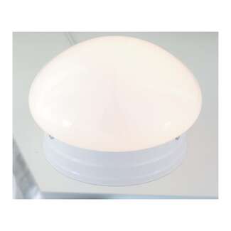 7.5&quot; - 1 Light - 60W Max White Finish White Glass Nuvo Lighting