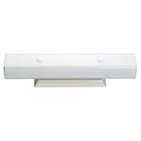 24" - 4 Light - 60W Max White "U" Channel Glass White Finish Nuvo Lighting