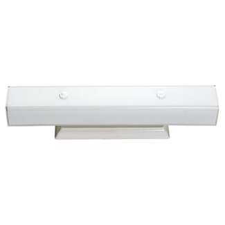 24" - 4 Light - 60W Max White "U" Channel Glass White Finish Nuvo Lighting