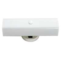 14" - 2 Light - 60W Max White "U" Channel Glass with switch White Finish Nuvo Lighting