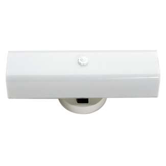 14" - 2 Light - 60W Max White "U" Channel Glass with switch White Finish Nuvo Lighting