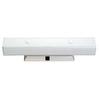 24" - 4 Light - 60W Max White "U" Channel Glass with switch White Finish Nuvo Lighting