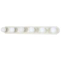 36&quot; - 6 Light - 100W Max Textured White Finish Nuvo Lighting