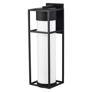 22.5" - LED - 3000K 10 Watt - 900 Lumens Matte Black Finish White Opal Glass Nuvo Lighting