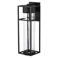 22.5" - LED - 3000K 10 Watt - 900 Lumens Matte Black Finish Clear Seed Glass Nuvo Lighting