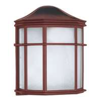 10" - 1 Light - 60W Max Old Bronze Finish Linen Acrylic Lens Nuvo Lighting