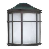 10" - 1 Light - 60W Max Textured Black Finish Linen Acrylic Lens Nuvo Lighting