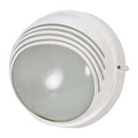 10" - 1 Light - 60W Max Semi Gloss White Finish Semi Gloss White Glass Nuvo Lighting