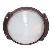 11" - 1 Light - 60W Max Architectural Bronze Finish Frost White Glass Nuvo Lighting