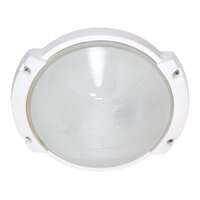 11" - 1 Light - 60W Max Semi Gloss White Finish Frost White Glass Nuvo Lighting