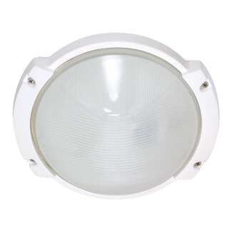 11" - 1 Light - 60W Max Semi Gloss White Finish Frost White Glass Nuvo Lighting