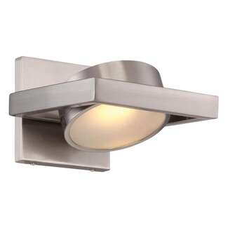 6.5" - LED - 3000K 15 Watt - 1,190 Lumens Pivoting Head Sconce Brushed Nickel Finish Nuvo Lighting