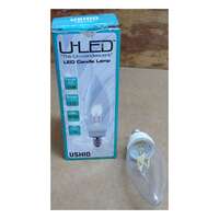 .6 Watt - 36 Lumens 2700K - LED - Candle C11 - Candelabra Base Ushio