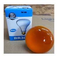 65 Watt - Amber BR30 - Flood Incandescent - 5,000 Hours Halco