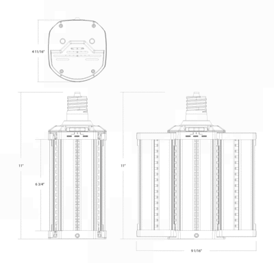 HIDFA-110-H-EX39-8CCT-BYP/5SP Dimensions