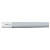 48" T8 LED - 3500K 9.5 Watt - 1,650 lumens Works on Ballast - Glass RAB Lighting