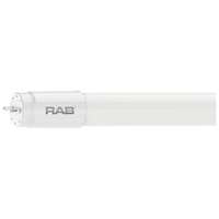 48" T8 LED - 3500K 15 Watt - 2,000 lumens Works on Ballast - Glass RAB Lighting