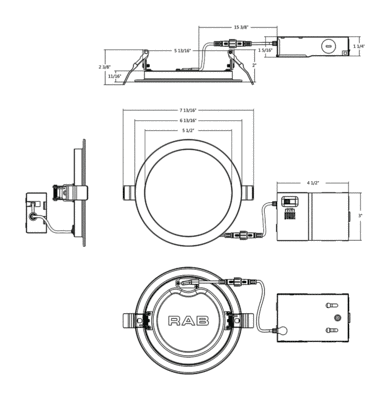 FWAFER6 Dimensions