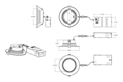 WFD4B Dimensions