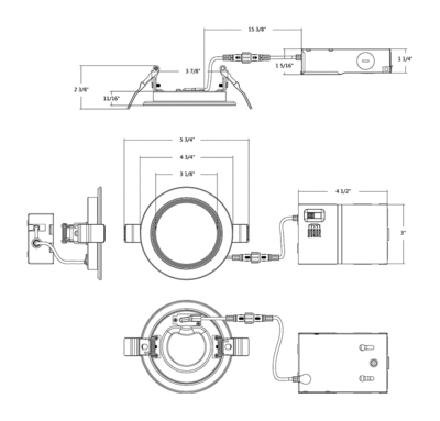 FWAFER4B Dimensions