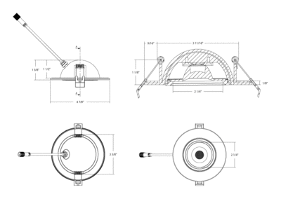 GF4 Dimensions
