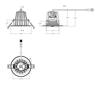 R3-15B Dimensions