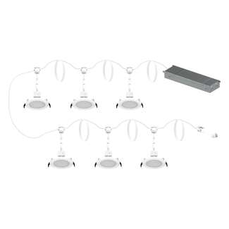 4" - LED - 2700K-5000K Each: 8 Watt - 660 Lumens Dimmable - Wet Rated Daisy Chain Wafer Kit RAB Lighting