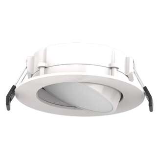 4" - LED - 2700K-5000K 8 Watt - 650-710 Lumens Dimmable - Wet Rated Back-Lit Gimbal Wafer RAB Lighting