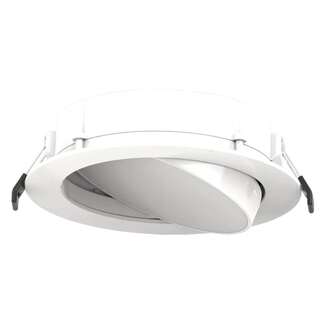 6" - LED - 2700K-5000K 12 Watt - 950-1,075 Lumens Dimmable - Wet Rated Back-Lit Gimbal Wafer RAB Lighting
