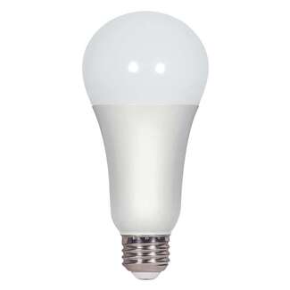 15.5 Watt - 1,600 Lumens 5000K - A21 LED 80 CRI - Dimmable Damp Rated Satco Lighting