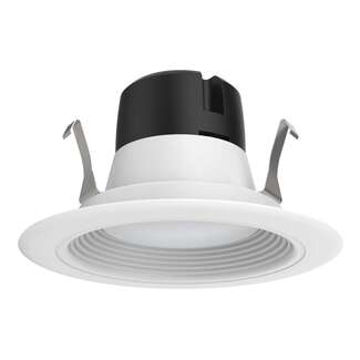 4" - LED - 3000K 9 Watt - 600 Lumens Dimmable - 90 CRI Downlight - Wet Rated Satco Lighting