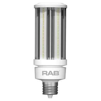 54W - 7,500 Lumens 5000K - 300&amp;deg; Beam Direct Wire - No Ballast 100-277V - Ex Mogul Base RAB Lighting