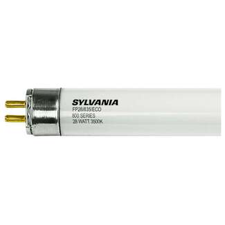 28 Watt - 2,900 Lumens 46" T5 - 3500K 85 CRI - 25,000 Hour Fluorescent Sylvania