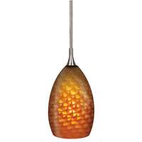 4.75" - 1 Light - 60W Max Polished Nickel Finish Athena Colored Glass Damp Rated Elco Lighting