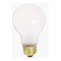 75 Watt - 760 Lumens A19 - Frost - 130V Incandescent - 2,500 Hour Satco Lighting