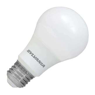 5.5 Watt - 450 Lumens 2700K - A19 LED 80 CRI - Dimmable 15,000 Hour Sylvania