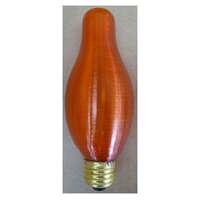 75 Watt - H19 Amber Satin Spun Incandescent Medium Base H&amp;H Industries