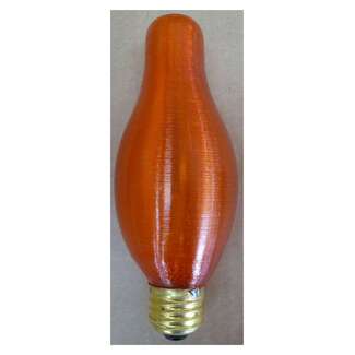 75 Watt - H19 Amber Satin Spun Incandescent Medium Base H&amp;H Industries