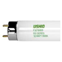 32 Watt - 3,050 Lumens 48" T8 - 3500K 85 CRI Fluorescent Ushio