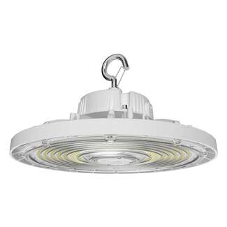 150/200/240W - 120-277V 22,696-37,253 Lumens 3000K-5000K - Wet Rated 0-10V Dimming LED UFO Hi-Bay RAB Lighting