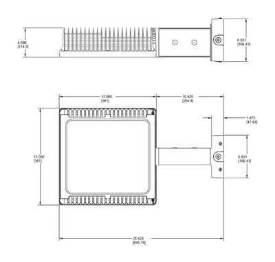 WPLED3T78W Dimensions