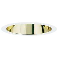 Progress Lighting 6" Cone Recessed Trim Ring Gold Alzak