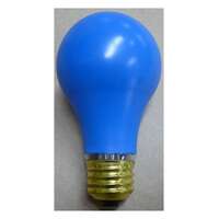 100 Watt - Blue A19 - Incandescent 4,000 Hours 2 Pack Service Guaranteed